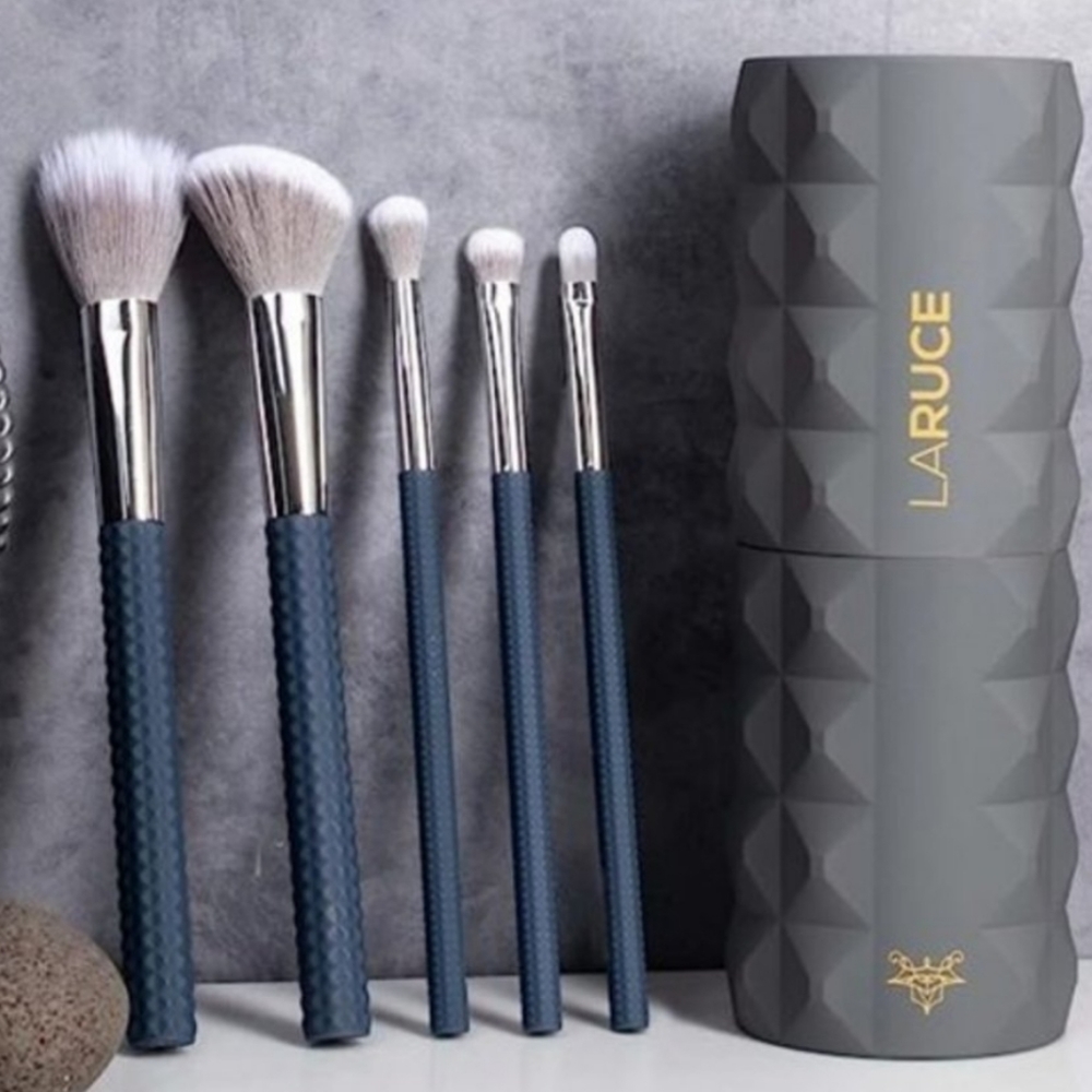 Laruce Christine Professional‎ Makeup Brush Set 5pcs - Premium Cosmetic Gift Box